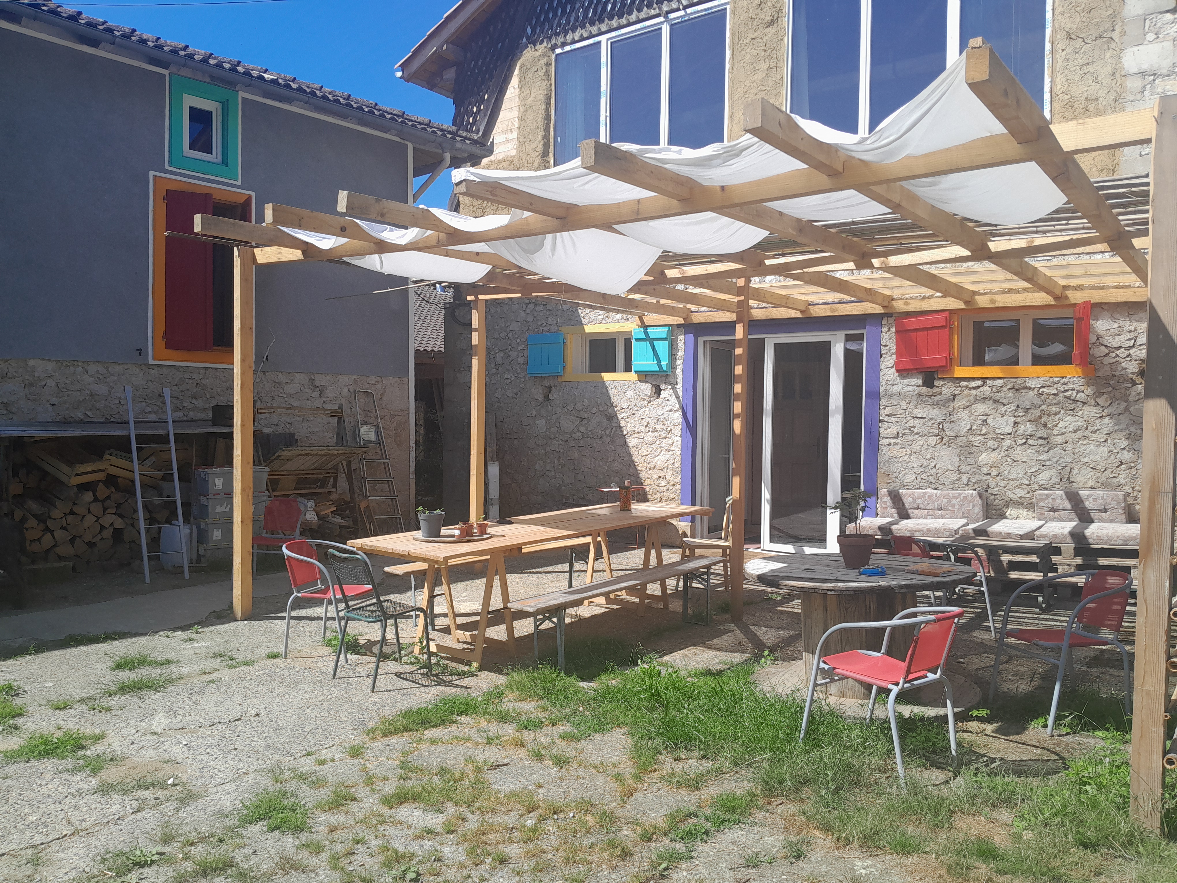 Terrasse et pergola